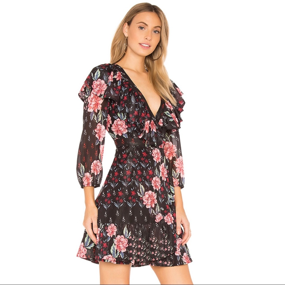 New | Revolve | Devlin Finley Rose Garden Dress